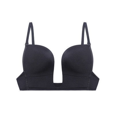 VANZTINA Sutien cu adâncitură sexy Push Up Lenjerie pentru femei fără cusături Lenjerie intimă pentru nuntă, fără spate, Sutiene sexy pentru femei