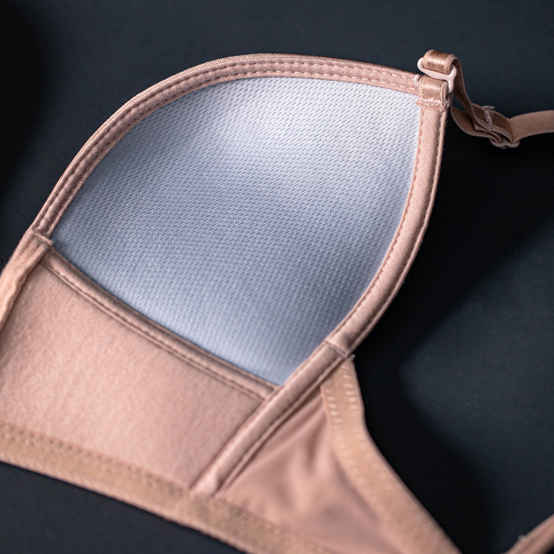 VANZTINA Sutien cu adâncitură sexy Push Up Lenjerie pentru femei fără cusături Lenjerie intimă pentru nuntă, fără spate, Sutiene sexy pentru femei