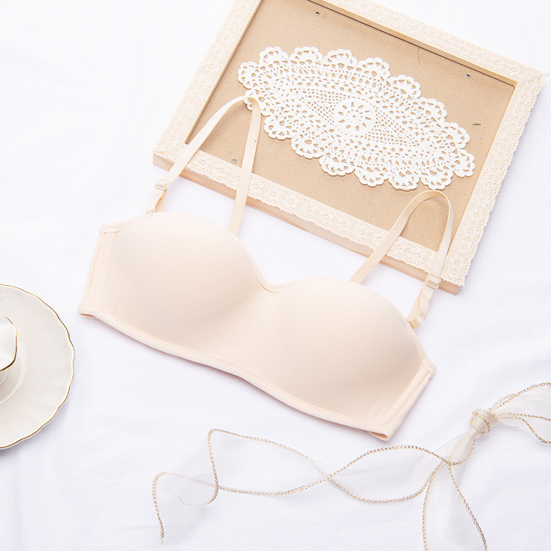 Γυναικεία εσώρουχα Γυναικεία αόρατα σουτιέν στράπλες Bralette 1/2 φλιτζάνι Γυναικείο σουτιέν γάμου χωρίς ραφές Σέξι εσώρουχα