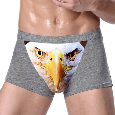 ANDERSON TALISCA Επώνυμη τυπωμένη μάρκα Wolf&Eagle New Mens Boxers Ανδρικά εσώρουχα Boxer Ropa Interio Man Πέος Cueca Masculina Μέγεθος L-4XL