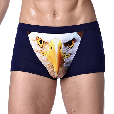 ANDERSON TALISCA Επώνυμη τυπωμένη μάρκα Wolf&Eagle New Mens Boxers Ανδρικά εσώρουχα Boxer Ropa Interio Man Πέος Cueca Masculina Μέγεθος L-4XL