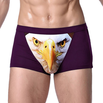 ANDERSON TALISCA Επώνυμη τυπωμένη μάρκα Wolf&Eagle New Mens Boxers Ανδρικά εσώρουχα Boxer Ropa Interio Man Πέος Cueca Masculina Μέγεθος L-4XL