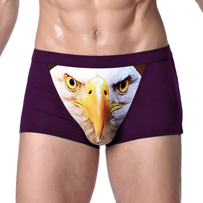ANDERSON TALISCA Επώνυμη τυπωμένη μάρκα Wolf&Eagle New Mens Boxers Ανδρικά εσώρουχα Boxer Ropa Interio Man Πέος Cueca Masculina Μέγεθος L-4XL