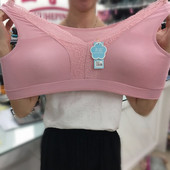 Γυναικεία δαντελένια σουτιέν Μεγάλου μεγέθους χωρίς ραφή Γυναικεία εσώρουχα με επένδυση από σύρμα Άνετη μπλούζα μπραλέτ