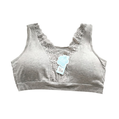 Γυναικεία δαντελένια σουτιέν Μεγάλου μεγέθους χωρίς ραφή Γυναικεία εσώρουχα με επένδυση από σύρμα Άνετη μπλούζα μπραλέτ