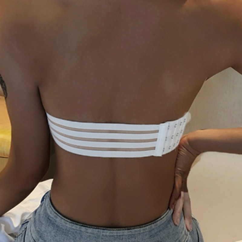 Bešavni seksi grudnjaci za žene Modni push up grudnjak Donje rublje bez žica Grudnjak bez naramenica Čvrsta čipkana podesiva grudnjak