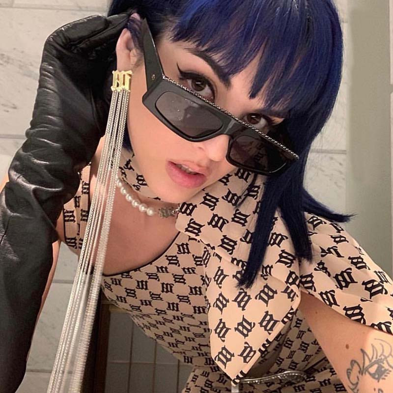 Body cu umăr rece pentru femei, moda de stradă, retro, vintage, cu litere, imprimeu de vară, body fără mâneci, topuri, costum punk Harajuku