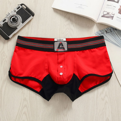 Υψηλής ποιότητας εσώρουχα SEOBEAN Ανδρικές πιτζάμες μπόξερ σορτς για το σπίτι με πάτο ύπνου casual σορτς Σέξι εσώρουχα ανδρικά μποξερ παντελόνια βέλους