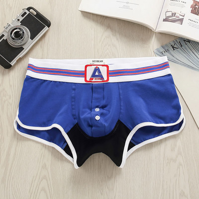 Υψηλής ποιότητας εσώρουχα SEOBEAN Ανδρικές πιτζάμες μπόξερ σορτς για το σπίτι με πάτο ύπνου casual σορτς Σέξι εσώρουχα ανδρικά μποξερ παντελόνια βέλους