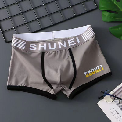 EXILIENS New Letter Boxer Meeste Aluspesu Bermuda Puuvill Ropa Sisustus Hombre Meeste Bokserid Cuecas Masculinas Mees Calzoncillos M-3XL