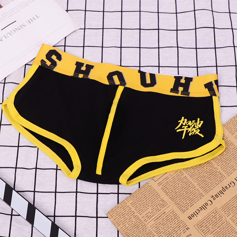 Lenjerie de corp pentru bărbați, bumbac, sport, boxer, trunchi, husă cu umflături, mai mari, chiloți respirabili pentru adolescenți, îmbrăcăminte interioară tineri băieți