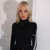 2020, toamnă iarnă, menține-te cald, subțire, cu gât roșu, cu litere reflectorizante, salopete, pentru femei, cu mânecă lungă, cu crotch deschis, transparent