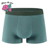 [Bloom the love] Ολοκαίνουργιο Σχεδιασμένο βαμβακερό εσώρουχο ανδρικό μπόξερ Homme Ανδρικό εσώρουχο μπόξερ Man Cuecas Masculina Boxershorts SizeL-3XL