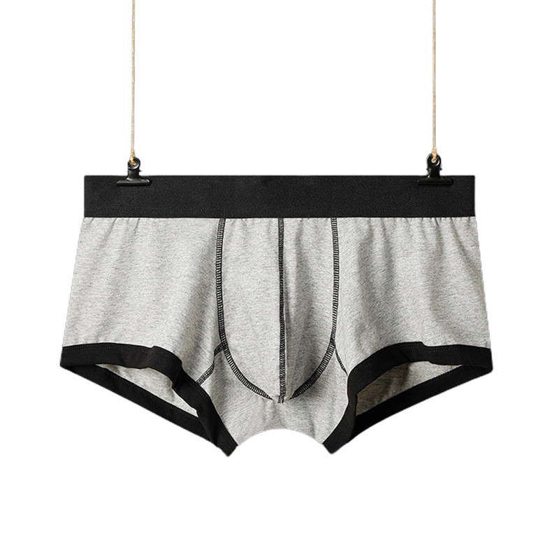 Muške bokserice za dječake Seksi donje rublje Gaćice Pamučne prozračne torbice Gaćice Donje rublje Donje rublje Niske kućne kratke hlače Slip Homme