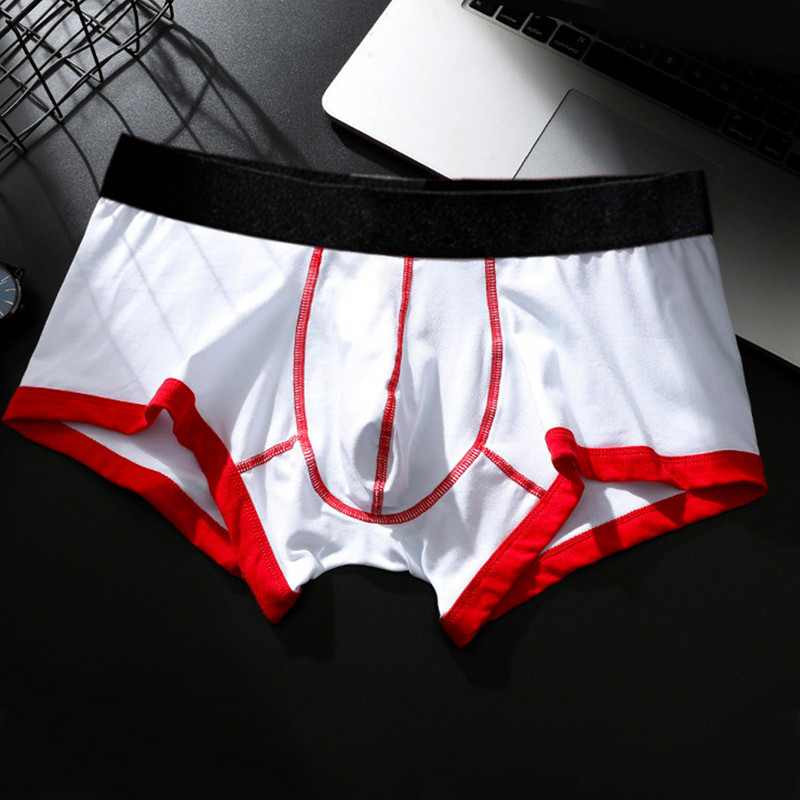 Muške bokserice za dječake Seksi donje rublje Gaćice Pamučne prozračne torbice Gaćice Donje rublje Donje rublje Niske kućne kratke hlače Slip Homme