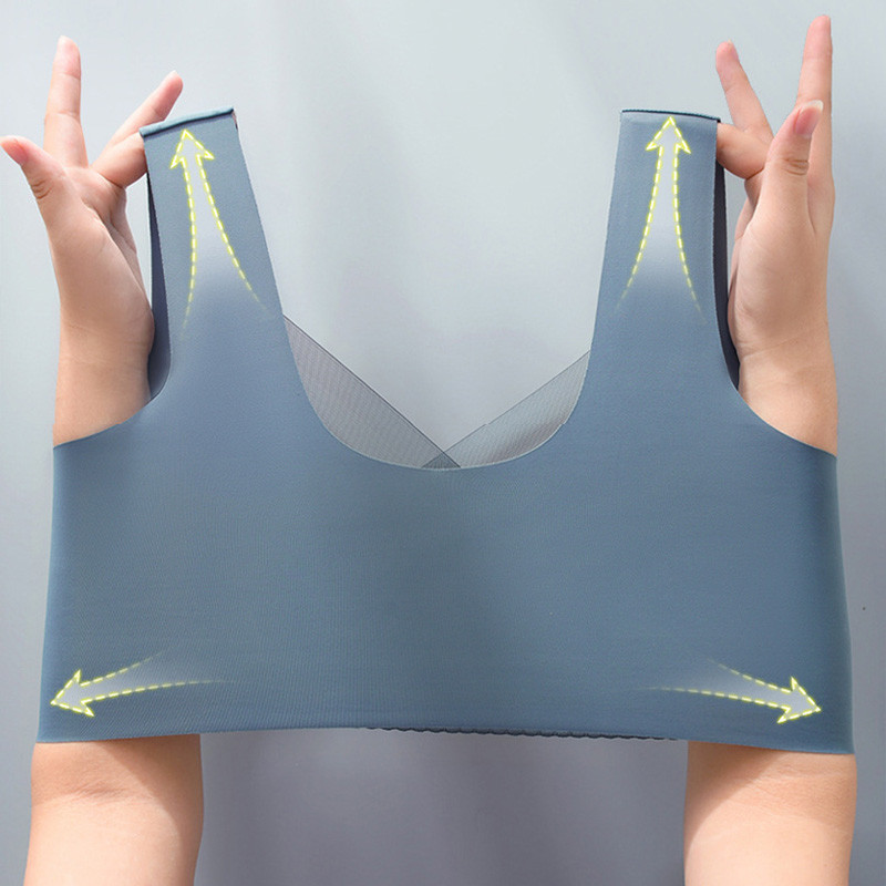 Liemenėlės moterims Sexy Push Up Besiūlės vielos Liemenėlės Active Wear nėriniuotos sportinės liemenėlės liemenės viršutiniai apatiniai apatiniai liemenėlė Bralette Mujer