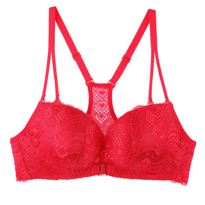 Sutiene pentru femei cu cataramă în față sutien nou din dantelă sutien fără cusături sexy fără sârmă sutien frumos fără sudură la spate