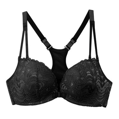 Sutiene pentru femei cu cataramă în față sutien nou din dantelă sutien fără cusături sexy fără sârmă sutien frumos fără sudură la spate