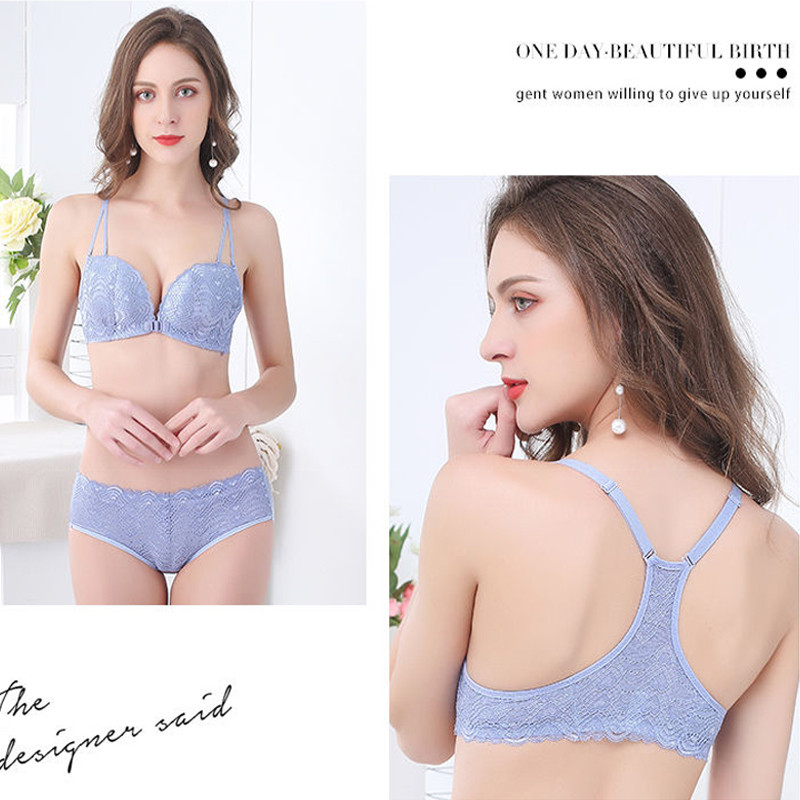 Sutiene pentru femei cu cataramă în față sutien nou din dantelă sutien fără cusături sexy fără sârmă sutien frumos fără sudură la spate