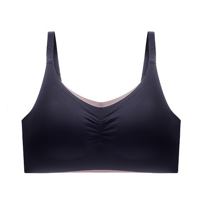 Lenjerie de corp subțire de vară fără sudură pentru femei, două culori, care se potrivesc, cu spatele frumos, fără inel de oțel, sutien sexy, confortabil, respirabil