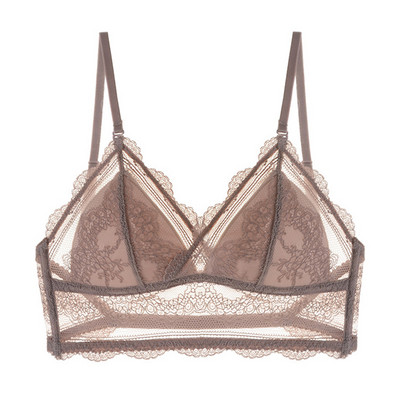 Corset Sexy din Dantela BH Lenjerie Tank Top Sutien Invizibil Bralette Lenjerie moale fără sudură Femei Sutiene de nuntă fără spate cu spate jos