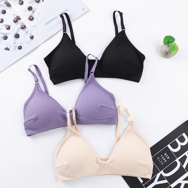 Bežični seksi grudnjak s dubokim V grudnjacima bez šavova s mekim grudnjacima Donje rublje Žensko nevidljivo tanko donje rublje s podstavljenom udobnošću Novo