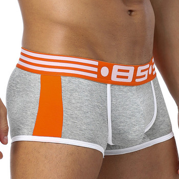 Бельо Мъжки долни гащи Мъжки бикини Boxer Man Cotton Мъжки боксерки Boxershorts Calzoncillos Дишащи меки  Homme BS101