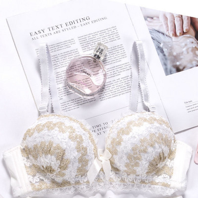 Grudnjak za mlade djevojke Žensko seksi donje rublje Ženski grudnjak veće veličine Push Up Bralette Crop Top Veliki ženski grudnjak Bežični čipkasti tube top