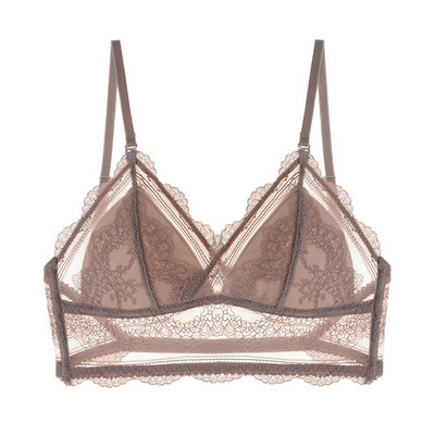 Sutien sexy Bretele U Fără spate Trim din dantelă Sutien fără fir moale Cupă Femei Invizibil Cupă Subțire Lenjerie de corp femei lenjerie