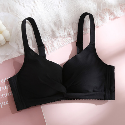 Naiste väike rinnakorv, terasest sõrmuseta rinnahoidja, kokkupandud hingav toru, lõtvumisvastane tüdrukute aluspesu vabaaja pehme mähisega rinnahoidja