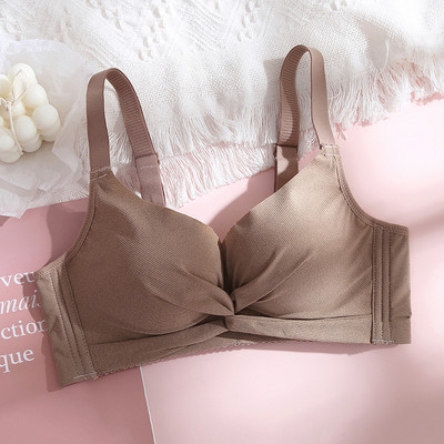 Naiste väike rinnakorv, terasest sõrmuseta rinnahoidja, kokkupandud hingav toru, lõtvumisvastane tüdrukute aluspesu vabaaja pehme mähisega rinnahoidja