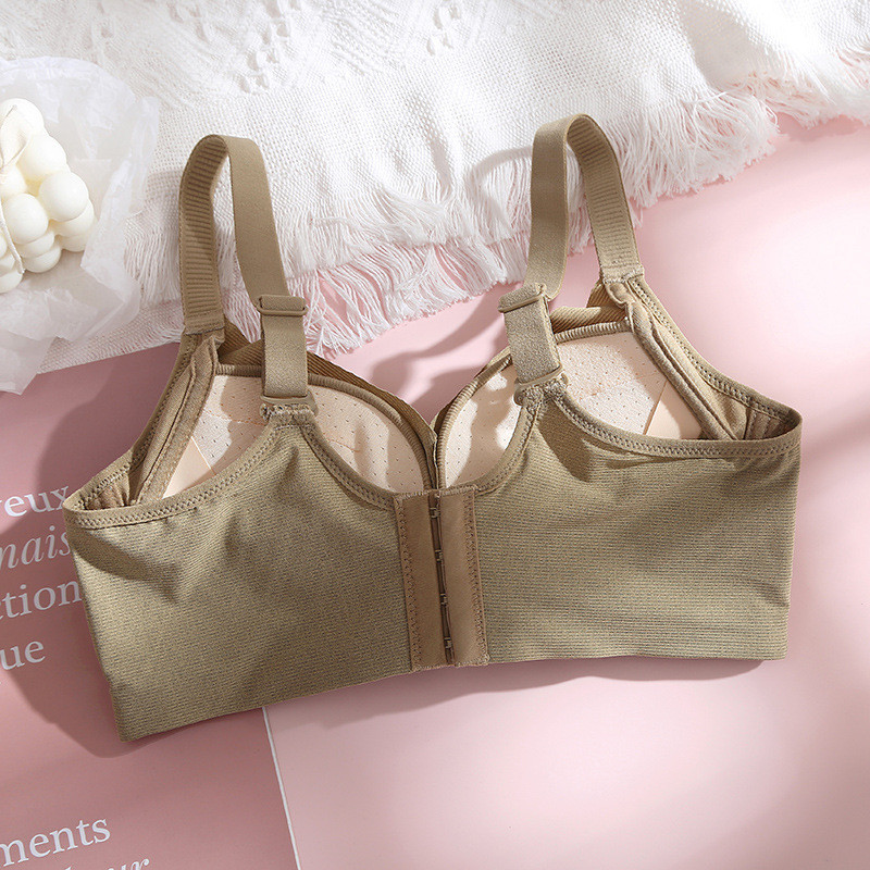 Naiste väike rinnakorv, terasest sõrmuseta rinnahoidja, kokkupandud hingav toru, lõtvumisvastane tüdrukute aluspesu vabaaja pehme mähisega rinnahoidja