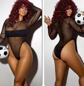 BKLD Sexy 2019 Body din plasă de vară pentru femei Body negru cu mânecă lungă Body transparent pentru femei Salopetă pentru petrecere