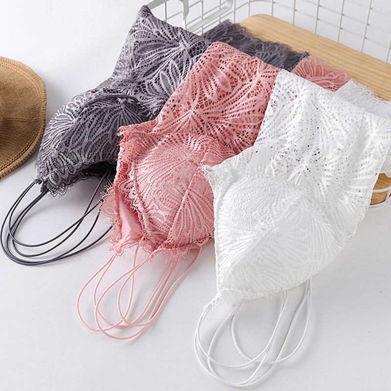 Bralette cu scobire pentru femei, frumusețe solidă, lenjerie de corp din dantelă din spate, vestă sexy pentru femei, sutien fără fir, fără sudură, lenjerie transparentă