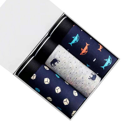 3tk Meeste Bokserid Puuvillane Aluspesu Seksikad Aluspüksid Meeste Lühikesed Homme Aluspüksid Meeste U kumer pesu Cuecas Hulgipartiid