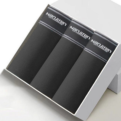 3tk Meeste Bokserid Puuvillane Aluspesu Seksikad Aluspüksid Meeste Lühikesed Homme Aluspüksid Meeste U kumer pesu Cuecas Hulgipartiid