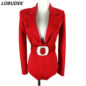 Body sexy cu mânecă lungă, cu decolteu în V, în 4 culori, pentru femei, pentru dans, jazz, rock, costum pentru scenă, pentru club de noapte, cântăreț DJ, performanță, costum de dans