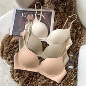 Γυναικείο σουτιέν No Trace, Μικρό στήθος, Push Up, Push Up, Χωρίς ατσάλινο δαχτυλίδι, Άνετα αθλητικά αντικραδασμικά γυναικεία εσώρουχα