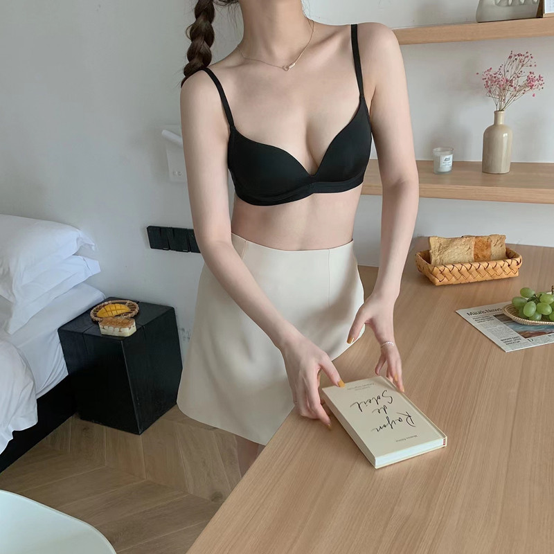 Γυναικείο σουτιέν No Trace, Μικρό στήθος, Push Up, Push Up, Χωρίς ατσάλινο δαχτυλίδι, Άνετα αθλητικά αντικραδασμικά γυναικεία εσώρουχα