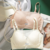 Χωρίς ατσάλινο δαχτυλίδι Γλυκό σουτιέν κοριτσιού Μαθητικό μικρό σουτιέν στήθους Αναπνεύσιμο μαλακό εσώρουχο Λεπτό φλιτζάνι Συλλέξτε άνετο σωλήνα επάνω Απορρόφηση ιδρώτα