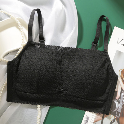 Χωρίς ατσάλινο δαχτυλίδι Γλυκό σουτιέν κοριτσιού Μαθητικό μικρό σουτιέν στήθους Αναπνεύσιμο μαλακό εσώρουχο Λεπτό φλιτζάνι Συλλέξτε άνετο σωλήνα επάνω Απορρόφηση ιδρώτα