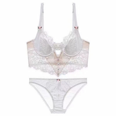 Felinus Prantsuse luksus tikandid rinnahoidja komplekt Push Up pits rinnahoidja püksid või stringid aluspesu komplekt Seksikas õõnsad rinnahoidjad Intiimsed