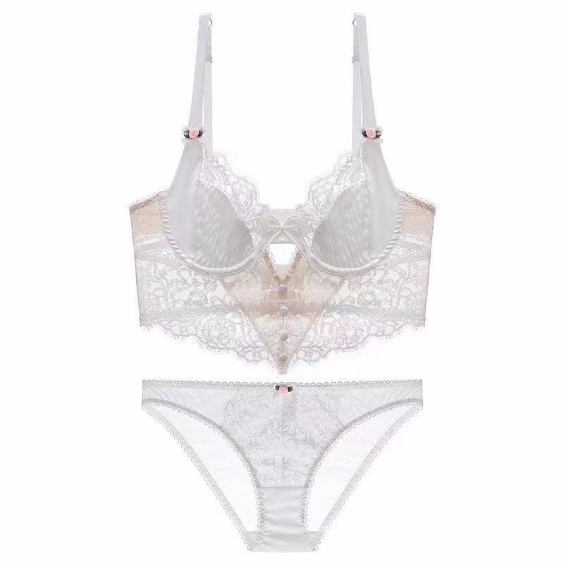 Felinus Prantsuse luksus tikandid rinnahoidja komplekt Push Up pits rinnahoidja püksid või stringid aluspesu komplekt Seksikas õõnsad rinnahoidjad Intiimsed