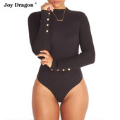 Salopetă Bodycon pentru femei Roupas Feminina Combinaison Pantalon Femme Kombinezon Damski Body One Piece Sexy cu mânecă lungă
