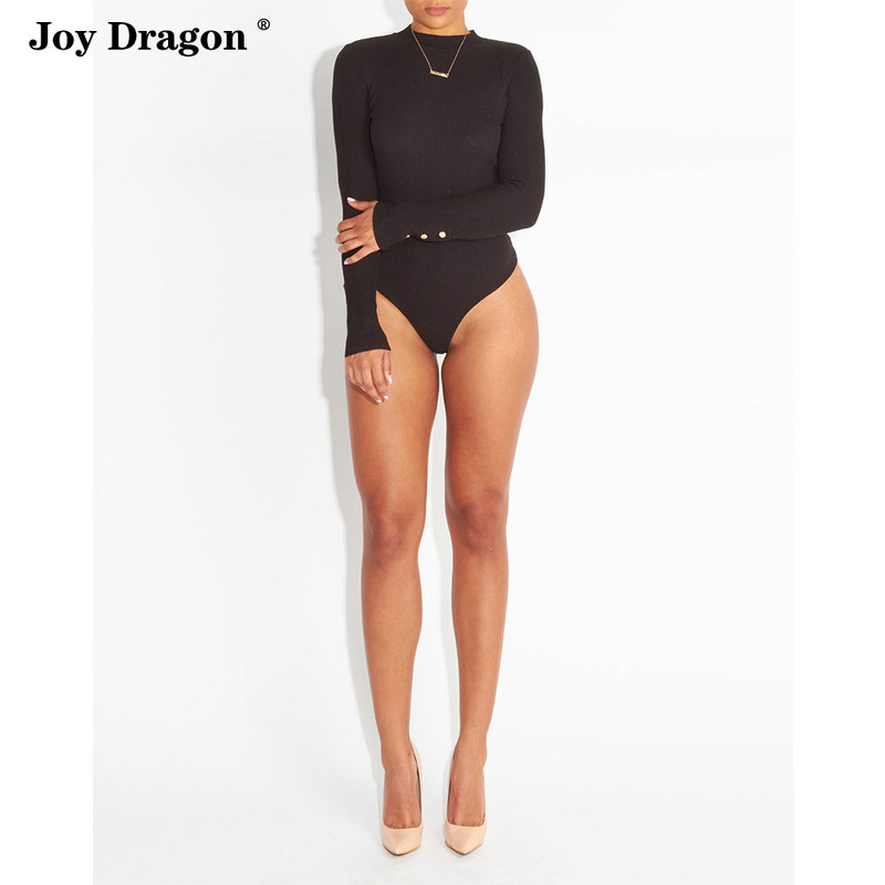 Naiste Bodycon Jumpsuit Roupas Feminina Combinaison Pantalon Femme Kombinezon Damski Bodysuit One Piece seksikas pikkade varrukatega mängukostüüm