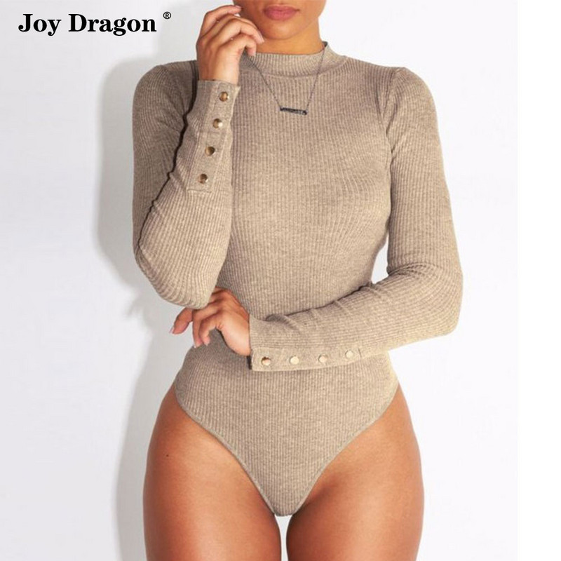 Naiste Bodycon Jumpsuit Roupas Feminina Combinaison Pantalon Femme Kombinezon Damski Bodysuit One Piece seksikas pikkade varrukatega mängukostüüm