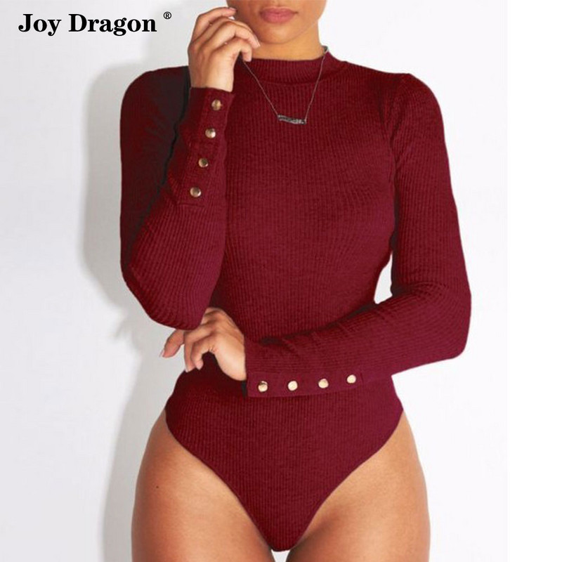 Naiste Bodycon Jumpsuit Roupas Feminina Combinaison Pantalon Femme Kombinezon Damski Bodysuit One Piece seksikas pikkade varrukatega mängukostüüm