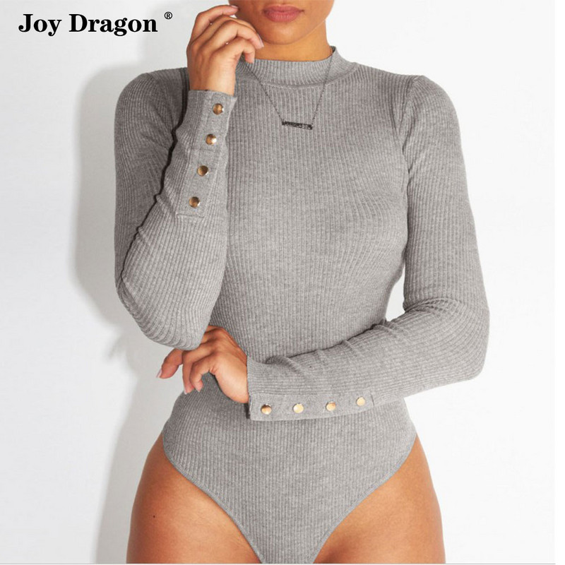 Naiste Bodycon Jumpsuit Roupas Feminina Combinaison Pantalon Femme Kombinezon Damski Bodysuit One Piece seksikas pikkade varrukatega mängukostüüm