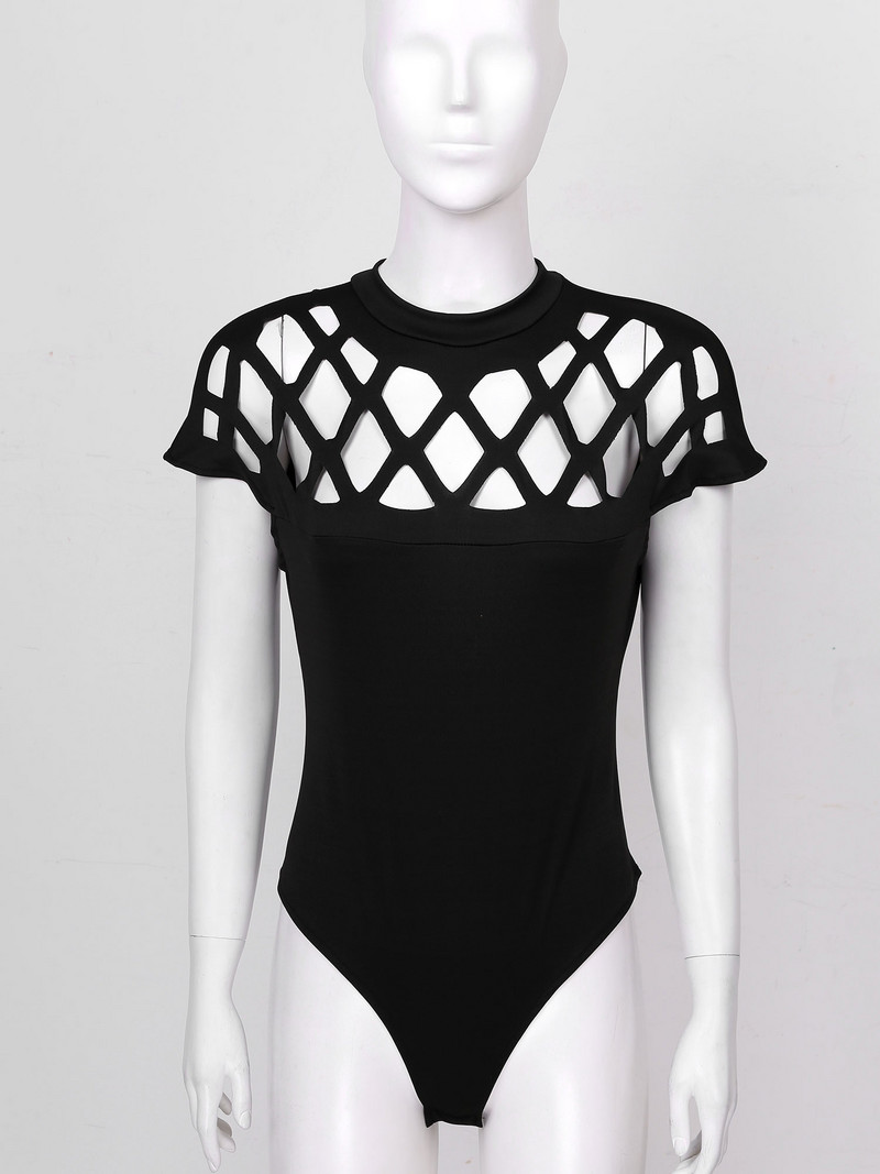 Prozračni sportski kombinezon Izdubljeni jednodijelni ženski bez rukava s gumbom za prepone Fitness vježbanje Aktivni bodi Odjeća za teretanu