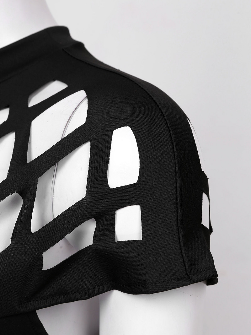 Prozračni sportski kombinezon Izdubljeni jednodijelni ženski bez rukava s gumbom za prepone Fitness vježbanje Aktivni bodi Odjeća za teretanu